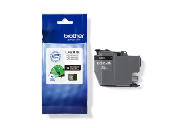 Оригинален Консуматив, Brother LC462XLBK Black Ink Cartridge for MFC-J2340DW/J3540DW/J3940DW / 3 000 копия