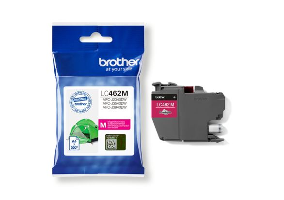 Оригинален Консуматив, Brother LC462M Magenta Ink Cartridge for MFC-J2340DW/J3540DW/J3940DW / 550 копия