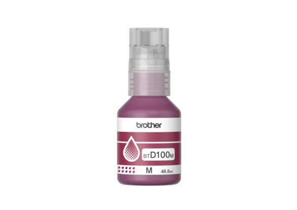 Оригинален Консуматив, Brother BT-D100M Magenta Ink Bottle / 5 000 копия