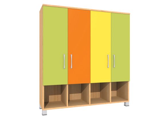 ГАРДЕРОБ 120/35/130 С ОТДЕЛЕНИЕ ЗА ОБУВКИ