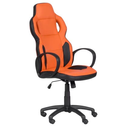 Геймърски стол Trendy 7510 - черно-оранжев