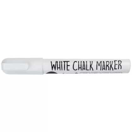 Тебеширен  маркер с объл връх Centrum Chalk 89787  3-5 милиметра бял