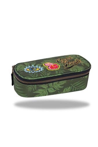 Объл ученически несесер CAMPUS Badges G`Green