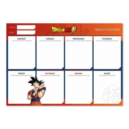 Седмичен планер А4 Dragon Ball