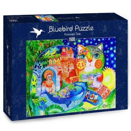 Пъзел Bluebird от 1500 части - Руска приказка, Оксана Зайка