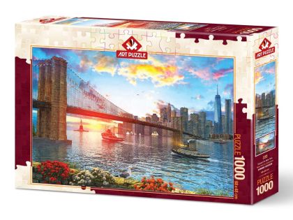 Пъзел Art Puzzle Залез в Ню Йорк 1000 части
