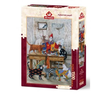 Пъзел Art Puzzle 1500 части Шарен свят