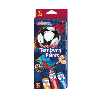 Темперни бои 12 цв. Football Colorino