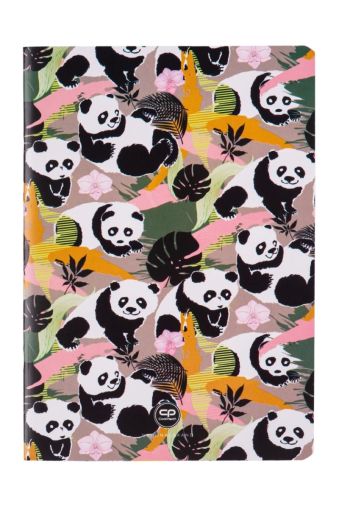 Тетрадка А5 Coolpack мека корица PP 32 л. ред Panda Gang