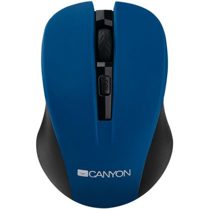 Мишка безжична CANYON CMSW1BL синя