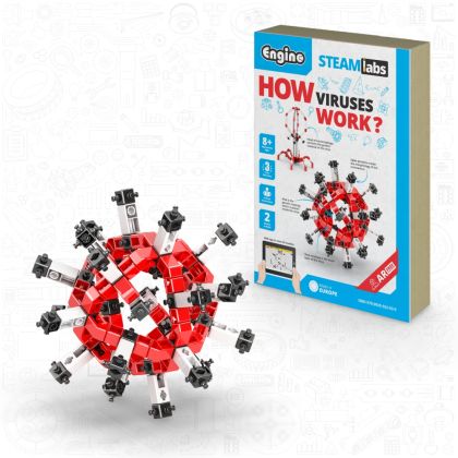 Комплект, Engino Education Steamlabs Set - How viruses work