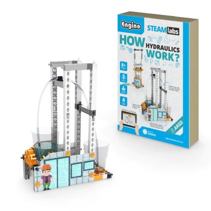 Комплект, Engino Education Steamlabs Set - How hydraulics work