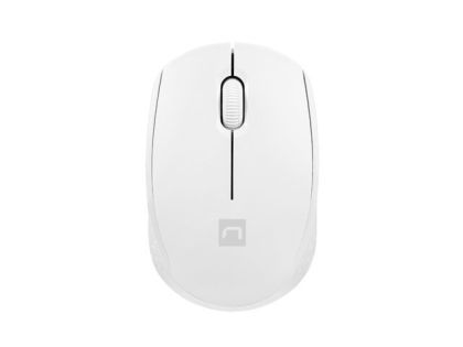 Оптична мишка, Natec Mouse Stork Wireless 1600DPI Optical, White