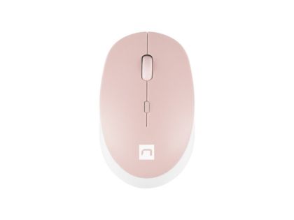 Оптична мишка Natec Mouse Harrier 2, 1600 DPI Bluetooth 5.1 White-Pink