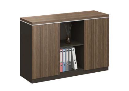 Шкаф Corona, 1200 х 400 х 800 mm, ПДЧ, дъб Рейн и тъмносиво