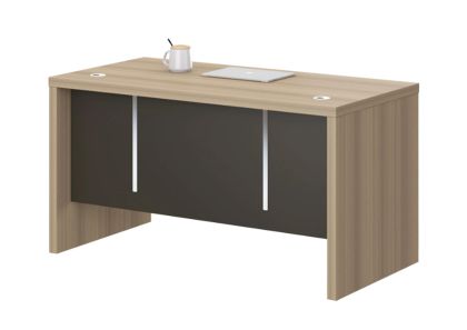 Бюро Toscana, 1400 х 700 х 750 mm, ПДЧ 40 mm, светъл дъб и сиво