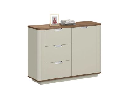 Шкаф Sahara, 1200 х 400 х 900 mm, ПДЧ, дъб и сиво