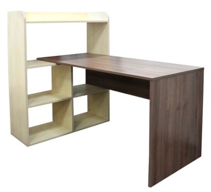 ОФИС БЮРО SLB1 С ЕТАЖЕРКА 140/100/121 18ММ.ПЛОТ