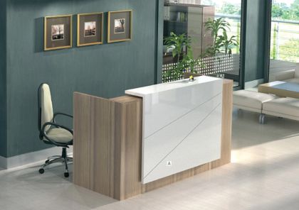 РЕЦЕПЦИЯ R14 200/80/120 С НАДСТРОЙКА МДФ