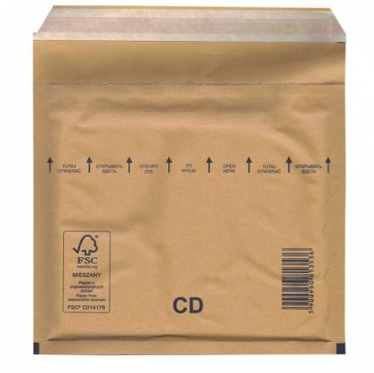 Плик AIRPOC 200/175 кафяв за CD 