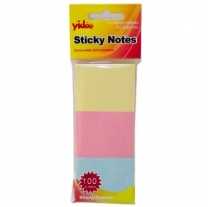 Самозалепващи листчета  3/40/50 STICKY MS  пастел MIX