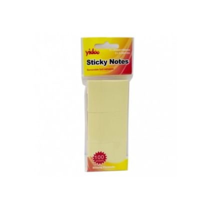 Самозалепващи листчета 3/40/50  STICKY MS  пастел жълт 