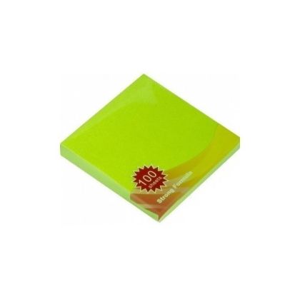 Самозалепващи листчета  75/75  STICKY MS  неон зелено