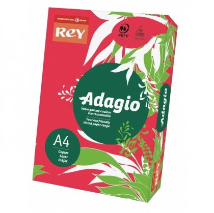 Цветен хартия А4 80 гр ADAGIO Red  500л.