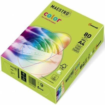 Цветен хартия А4 80 гр  MAESTRO Green 500 л