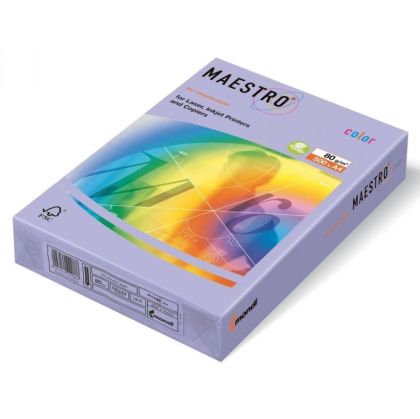 Цветна хартия А4 80 гр  MAESTRO  Lavender 500 л