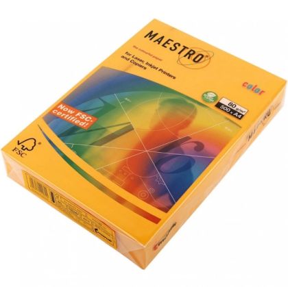 Цветна хартия А4 80 гр MAESTRO Old Gold 500 л