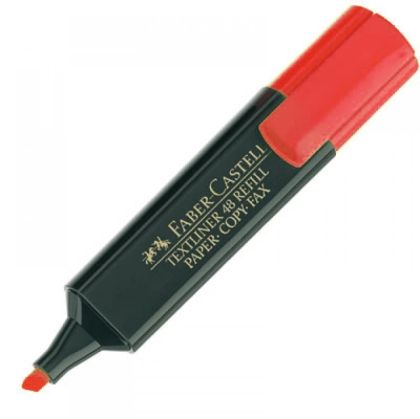 Текст маркер червен Faber-Castell