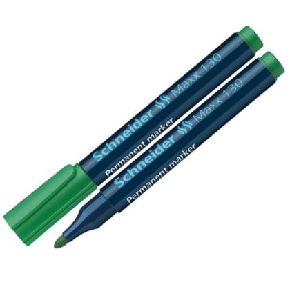 Перманентен маркер зелен SCHNEIDER 130
