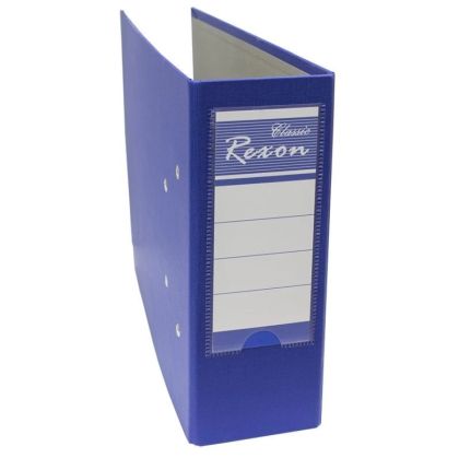 Класьор банков A5 син 8 см REXON