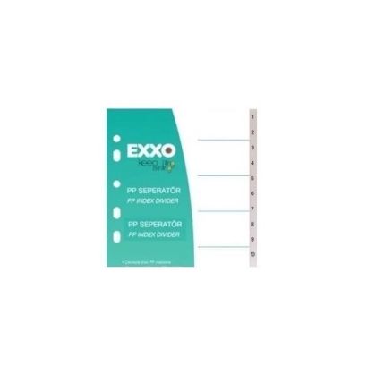 Разделител PP A4 10 цифри EXXO