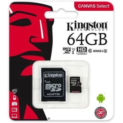  Mirco SD памет KINGSTON 64GB
