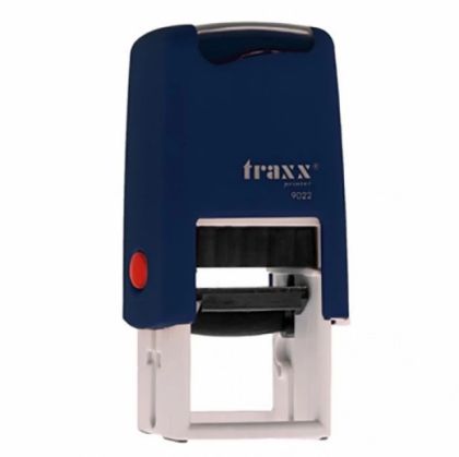 Печат  TRAXX  Q22 22/22мм син 9022
