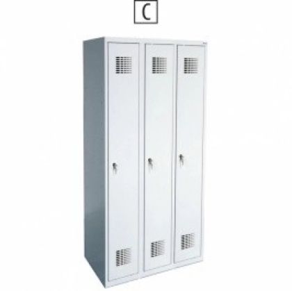 Метален шкаф 330Е MALOW 90/49/180 ТРОЕН