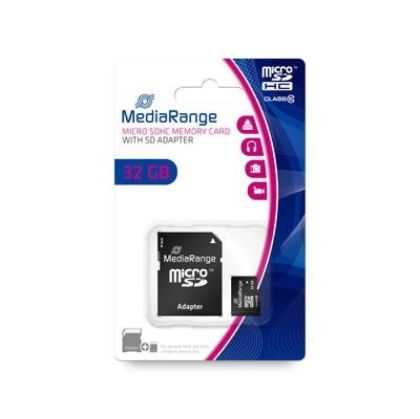 Памет MediaRange MICRO SD 32GB CL.10