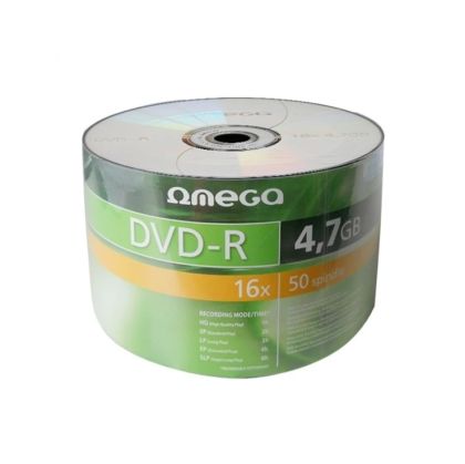 Дискове DVD-R OMEGA  16X 4.7 GB шпиндел  50 бр