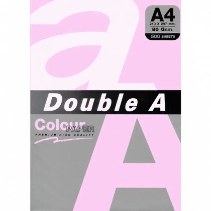 Цветна хартия А4 80 гр DOUBLE A Pink 500 л