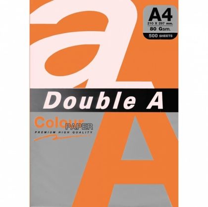 Цветна хартия А4 80 гр DOUBLE A  Saffron  500л