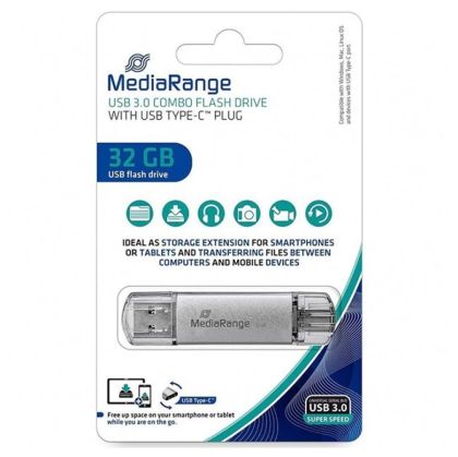 ФЛАШ ПАМЕТ MEDIARANGE 3.0 32GB OTG