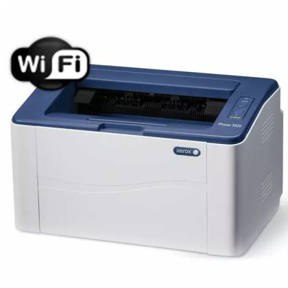 Лазерен принтер Xerox Phaser 3020  монохромен 20стр/мин  Wi-Fi  A4