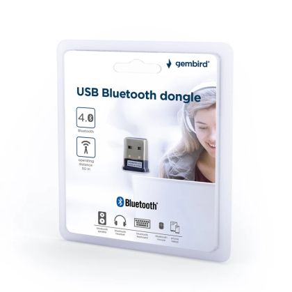 Адаптер Gembird BTD-MINI5  USB  Bluetooth 4.0, до 24 Mbps