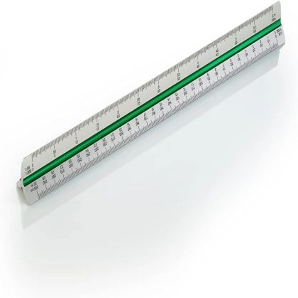 Мащабна линия  WEDO ARCHITECT SILVER  алуминиева 5255101
