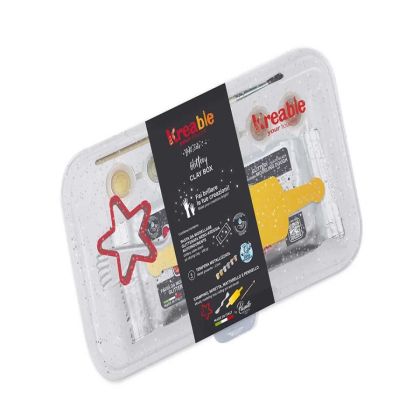 Блестяща кутия комплект с глина и темперни бои, Toy Color 4011