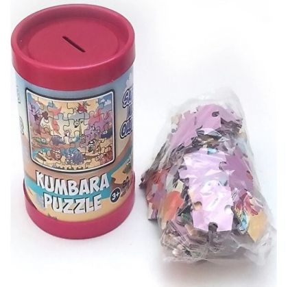 Пъзел 80 елемента касичка ф9,5см асорти Star 1100349