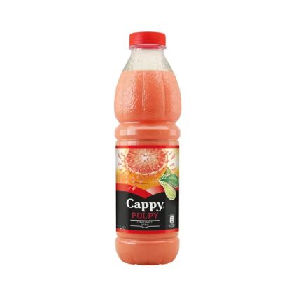 Cappy Плодова напитка Pulpy, грейпфрут, с парченца плодове, 1 L, в кутия