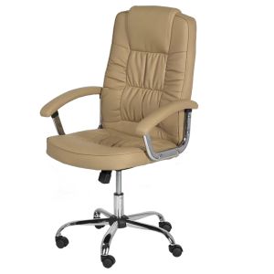 Президентски офис стол Trendy 6081 - бежов